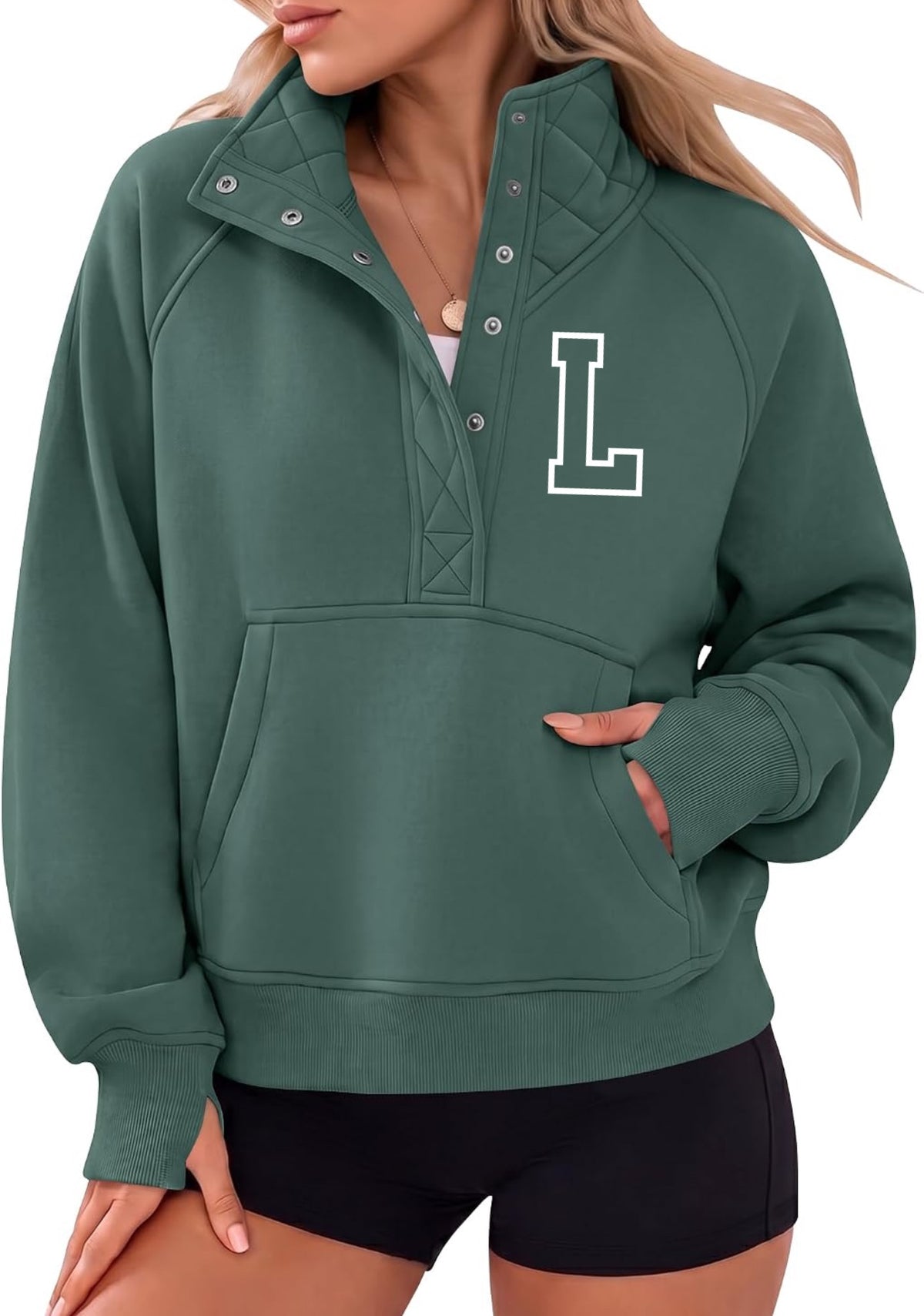 Leeds embroidery “letter” sweatshirt