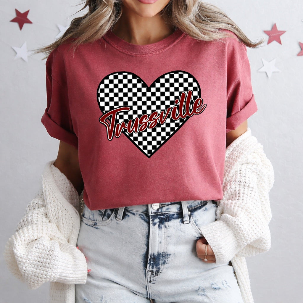Trussville heart tee