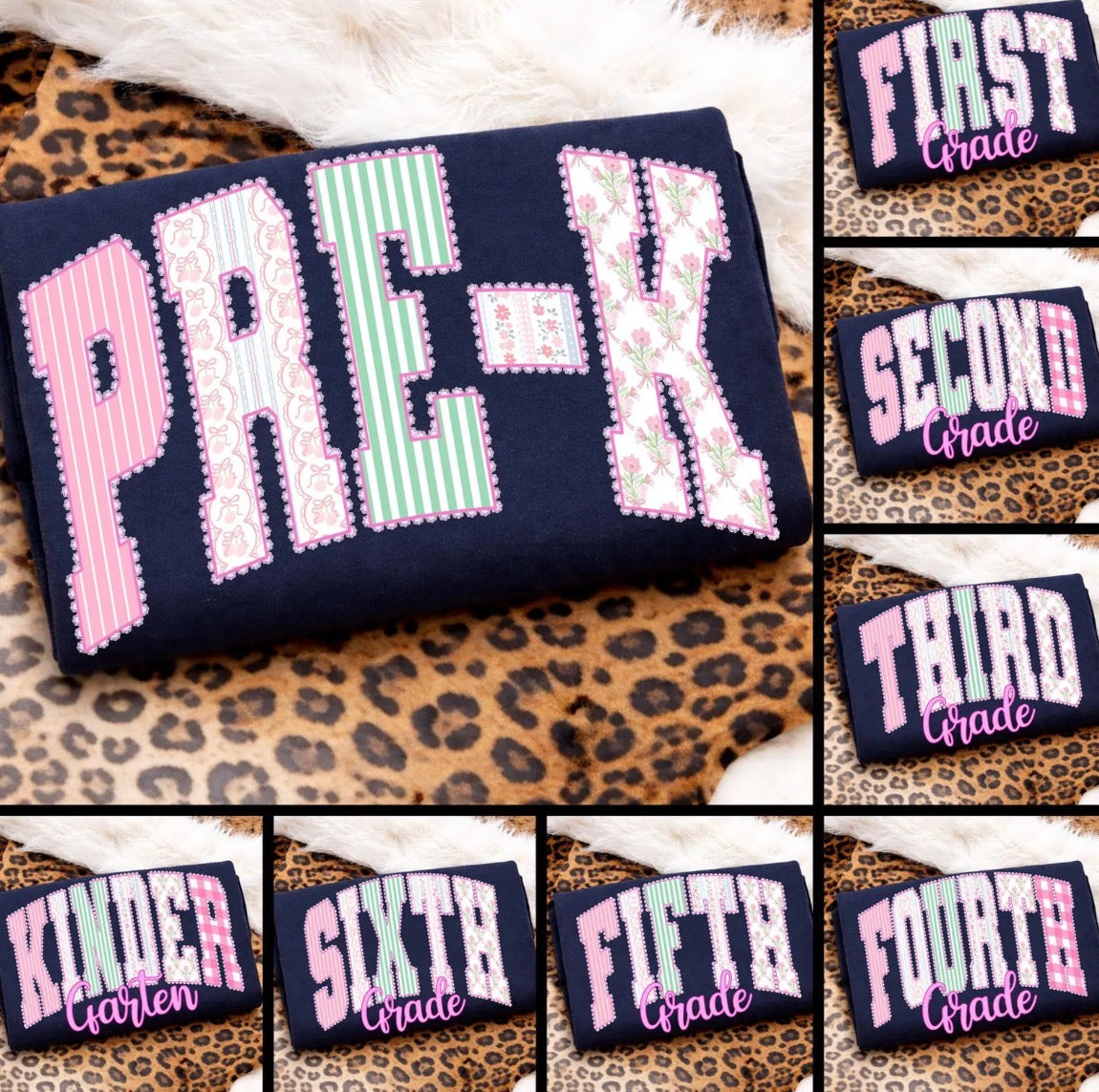 Preppy Back to School Tees