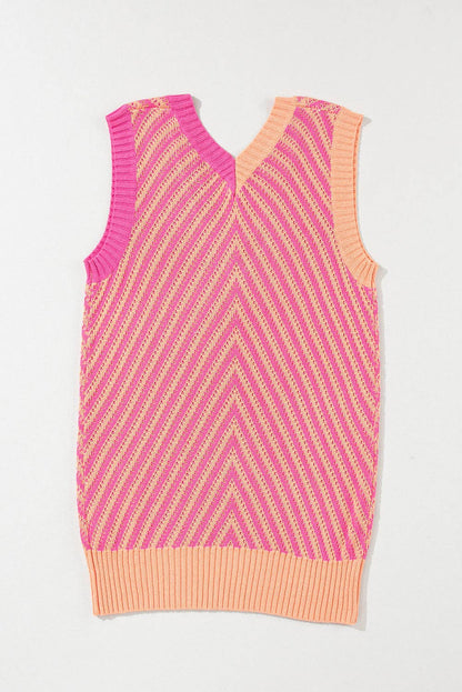 Strawberry Pink Sweater Vest