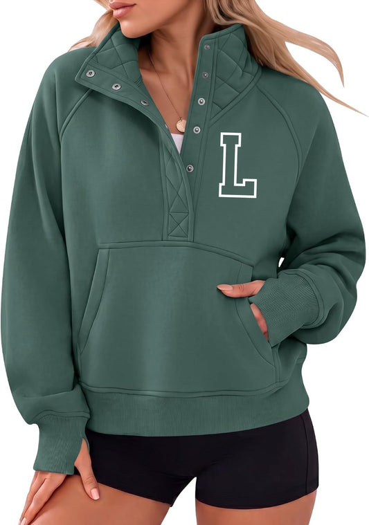 Leeds embroidery “letter” sweatshirt