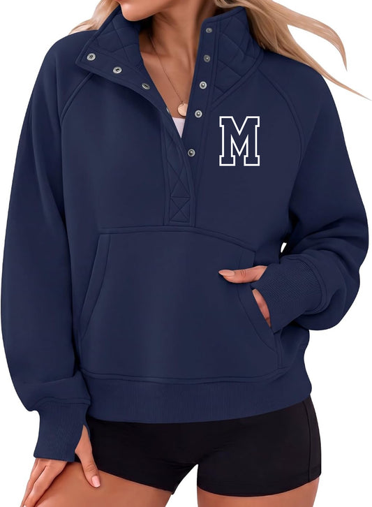 Moody embroidery “letter” sweatshirt