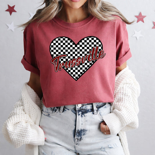 Trussville heart tee