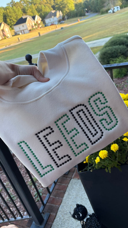 Leeds Embroidered Sweatshirt