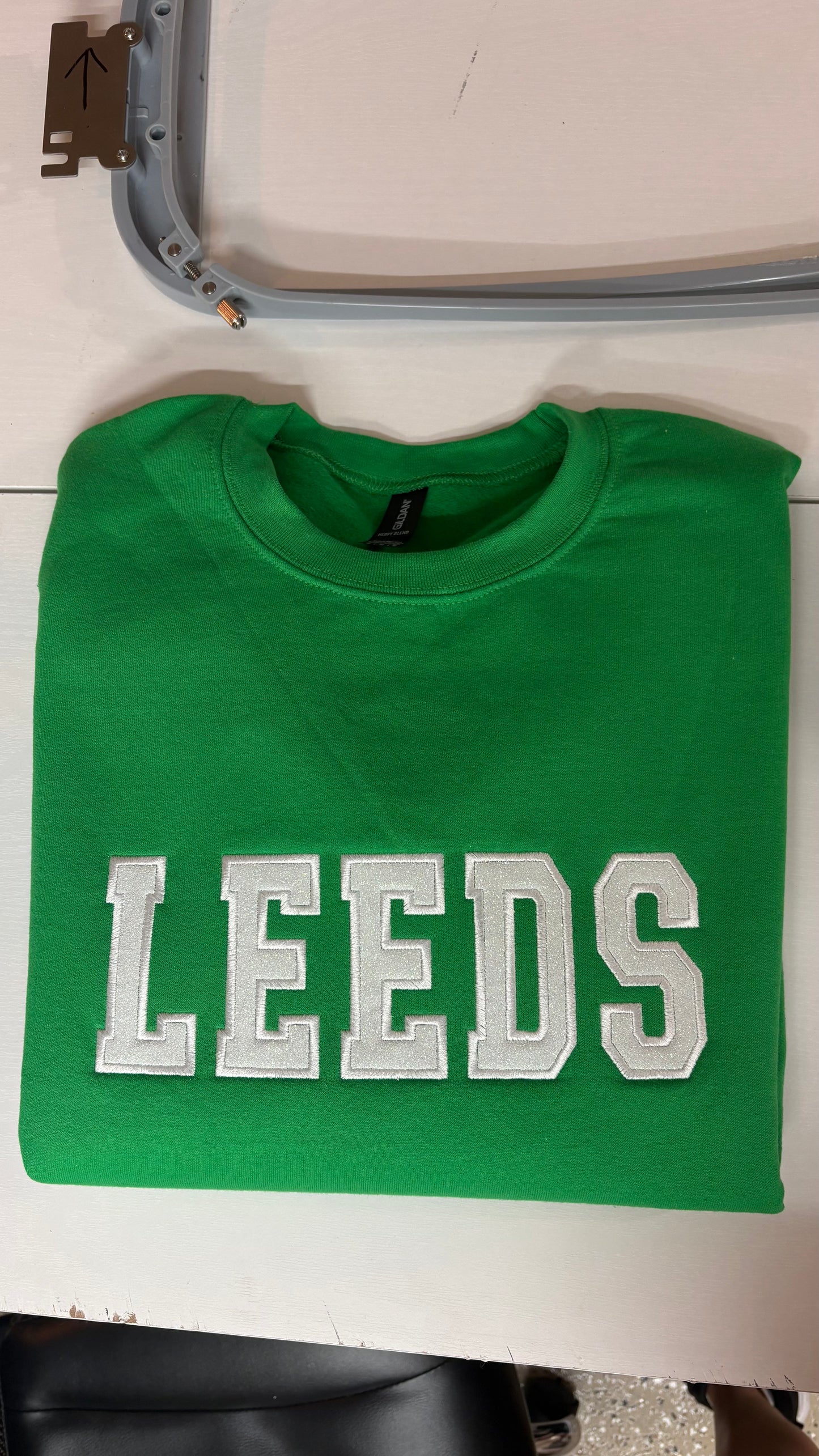 Leeds glitter appliqué Sweatshirt