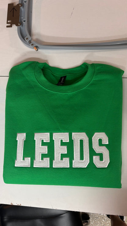 Leeds glitter appliqué Sweatshirt