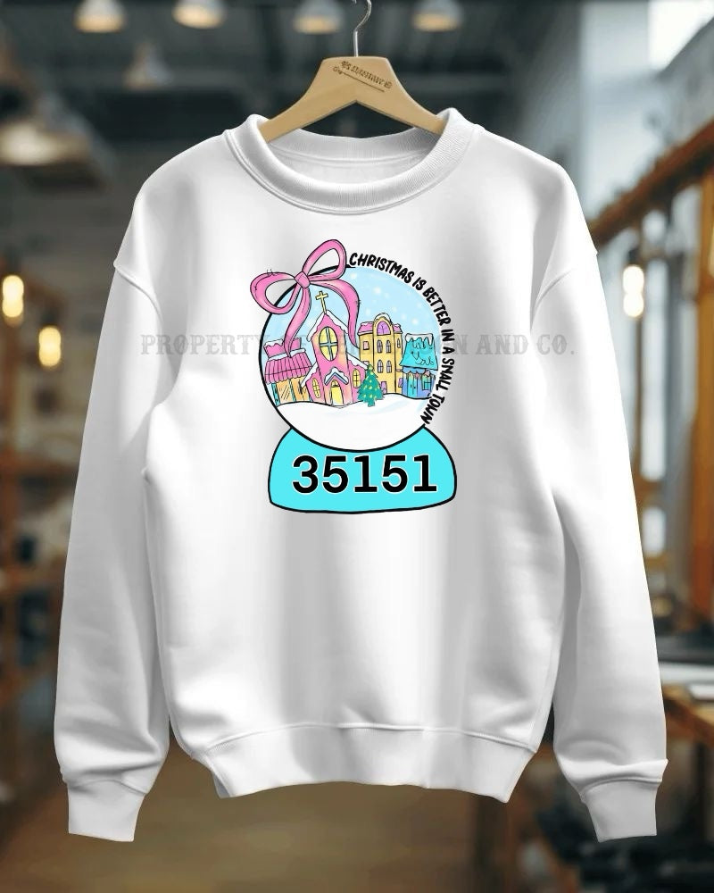 Christmas Zip Code Sweatshirt