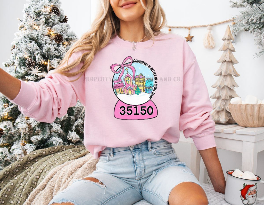 Christmas Zip Code Sweatshirt