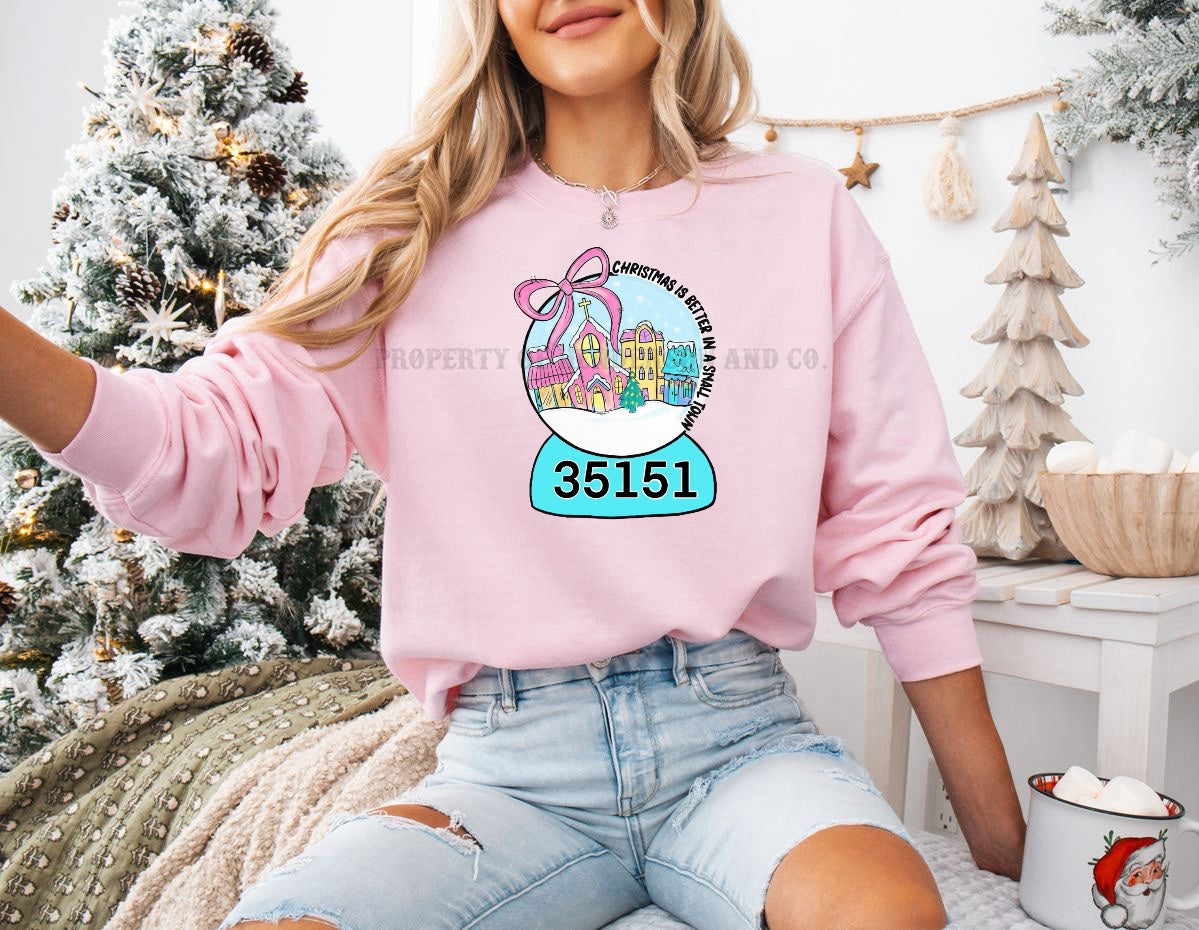 Christmas Zip Code Sweatshirt
