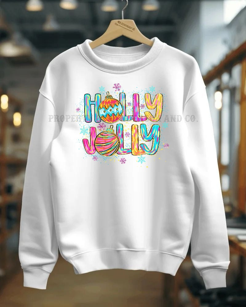 "Holly Jolly" Christmas Sweatshirt