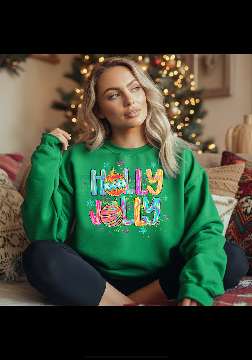 "Holly Jolly" Christmas Sweatshirt