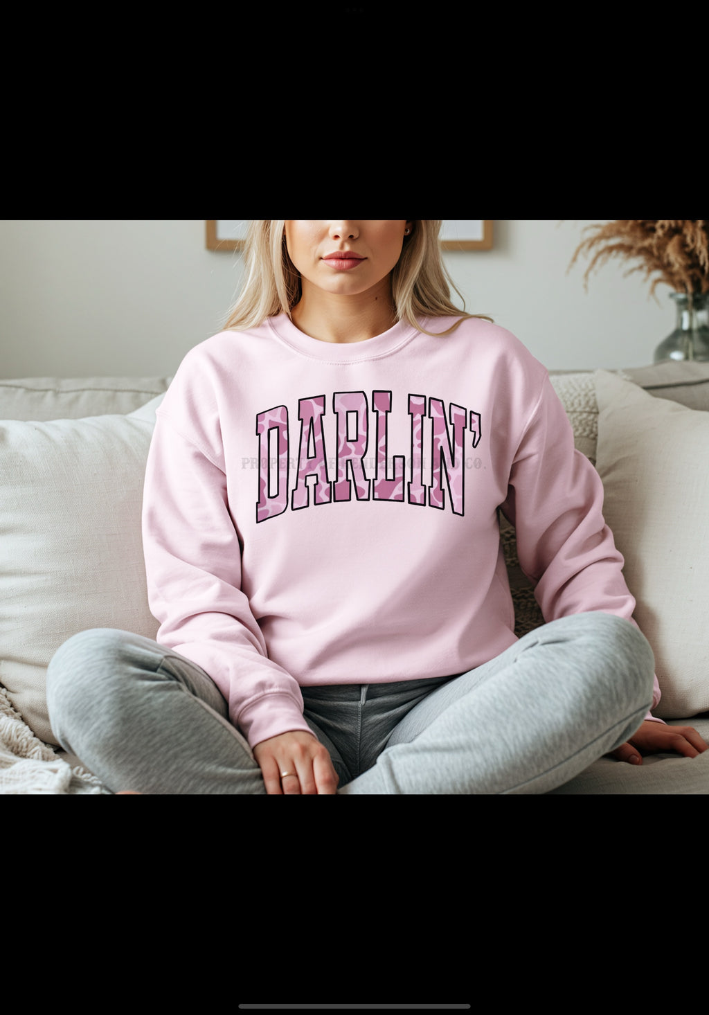 Darlin' Camo Sweatshirt