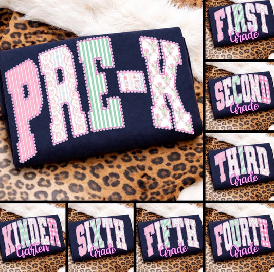 Preppy Back to School Tees