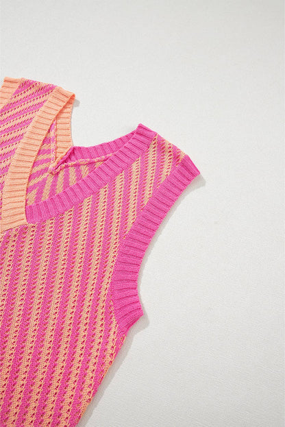 Strawberry Pink Sweater Vest