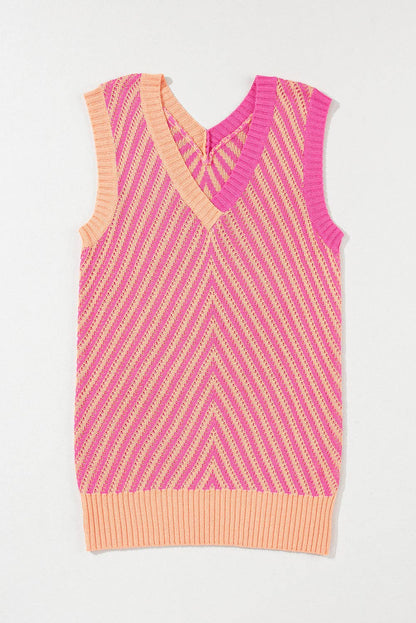 Strawberry Pink Sweater Vest