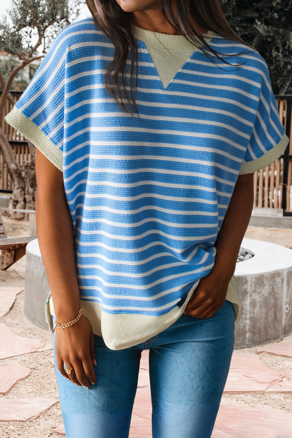 Stripe Short Sleeve