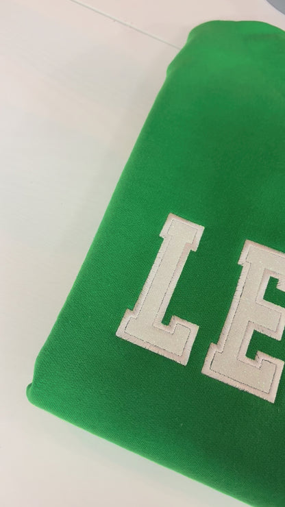 Leeds glitter appliqué Sweatshirt